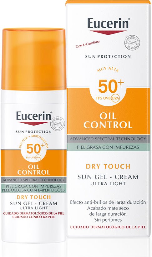 Sun Face Oil Control Dry Touch Gel-creme Spf50+ 50 ml