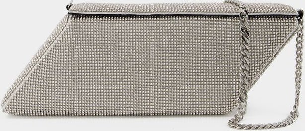 Parallelogramm-Tasche - Kara - Weiß - Messing