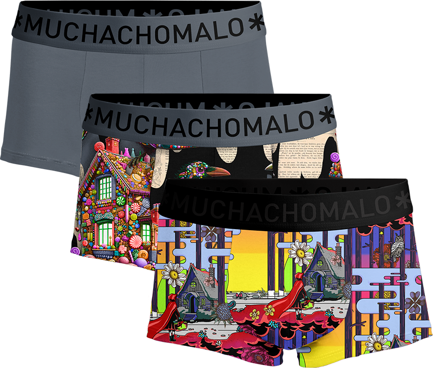 Muchachomalo Herren Boxer Shorts - 3er Pack - Herren Unterwäsche