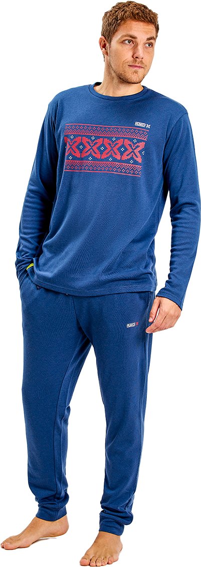 Langärmeliger Winter-Pyjama MUDP0250