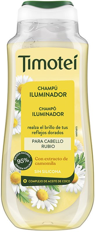 Timotei Shampoo Mit Kamillenextrakt Verstärkt Den Glanz Von Blondem Haar 300 ml