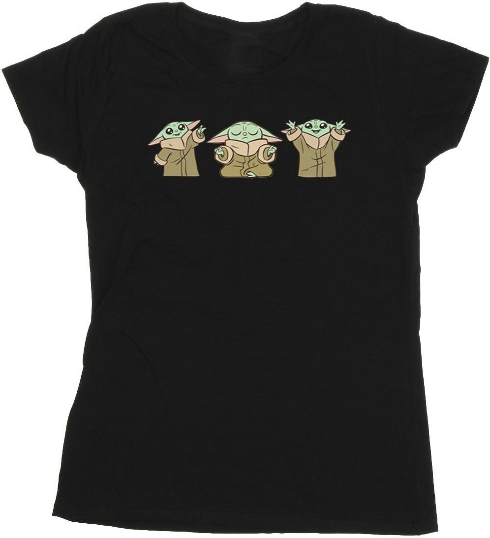 Star Wars - "The Mandalorian" T-Shirt für Damen (Schwarz)