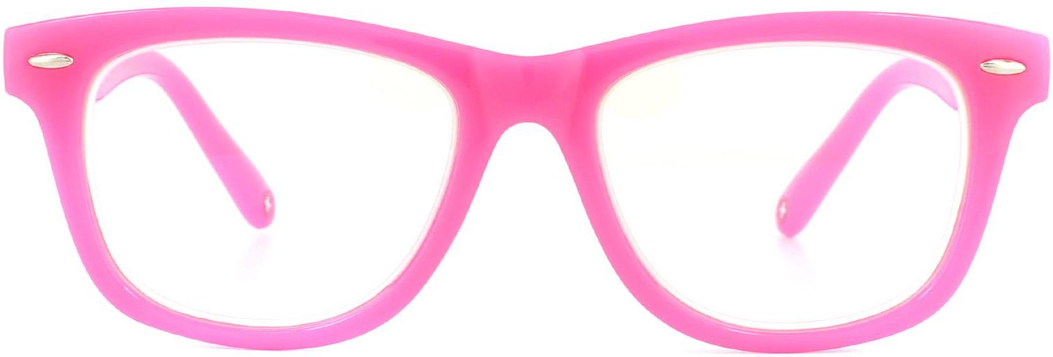 Montana Rechteckig Rosa Kidss Brillenfassungen