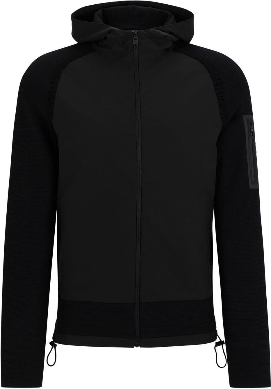 Boss - "Modak" Hoodie mit durchgehendem Reißverschluss für Herren (Schwarz)