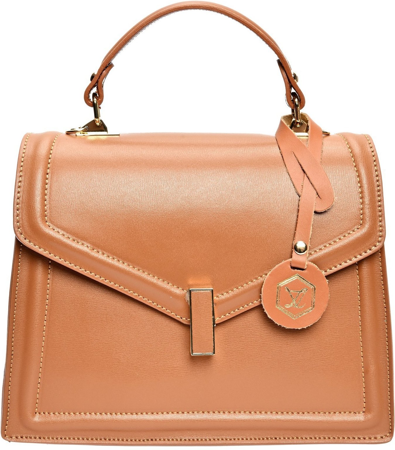 Luisa Vannini Tasche aus braunem Leder