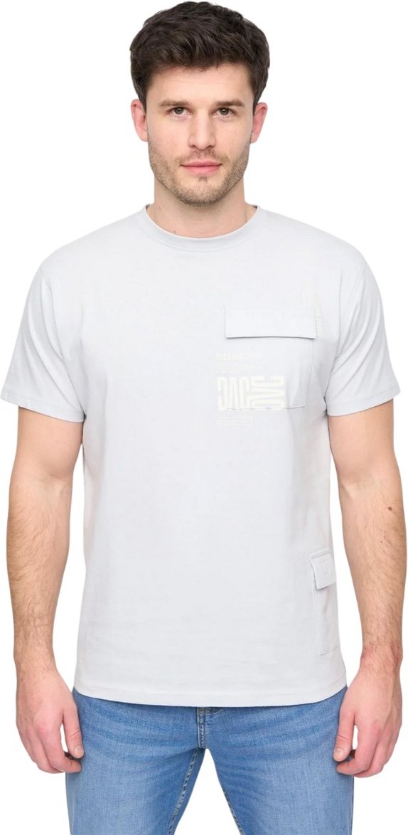 Thumbnail - Duck and Cover - "Trentflax" T-Shirt für Herren (Hellblau)