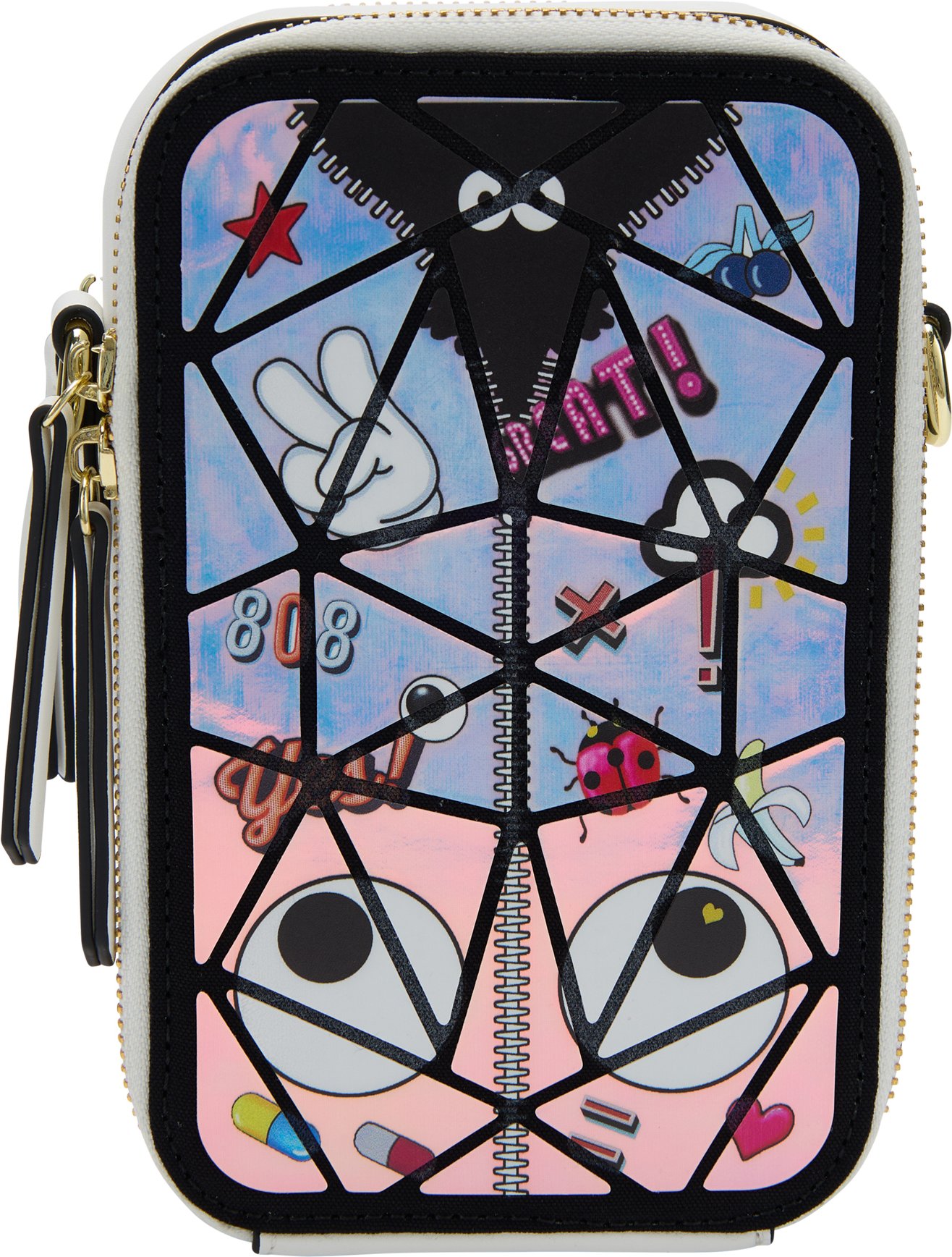 Mymo Umhängetasche Umhängetasche Frauen weiß mehrfarbig