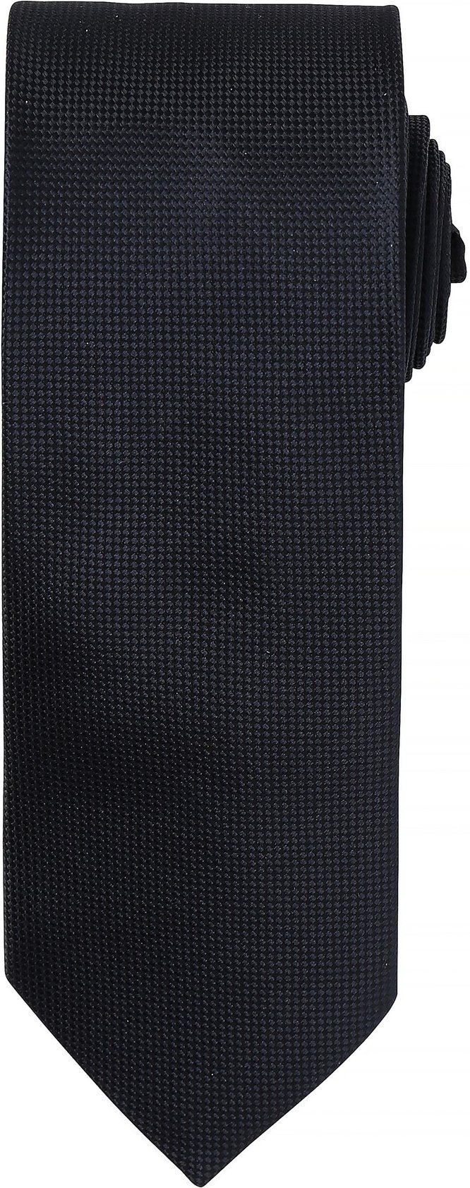 Thumbnail - Premier Mens Micro Waffle Formal Work Krawatte (Schwarz)