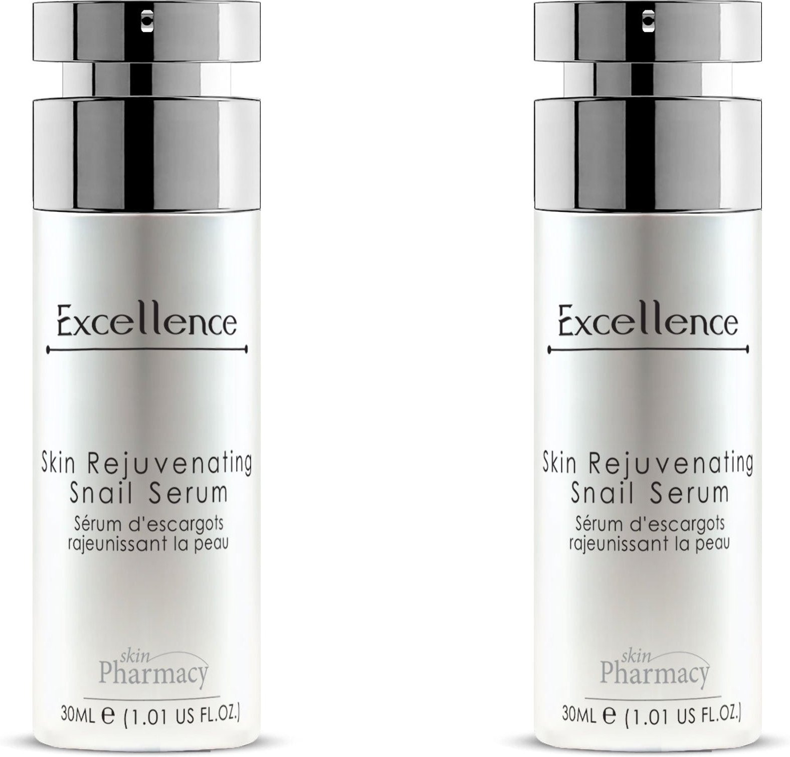 skinPharmacy Excellence Hautreparierendes Schneckenserum 30ml x 2 Duo-Pack