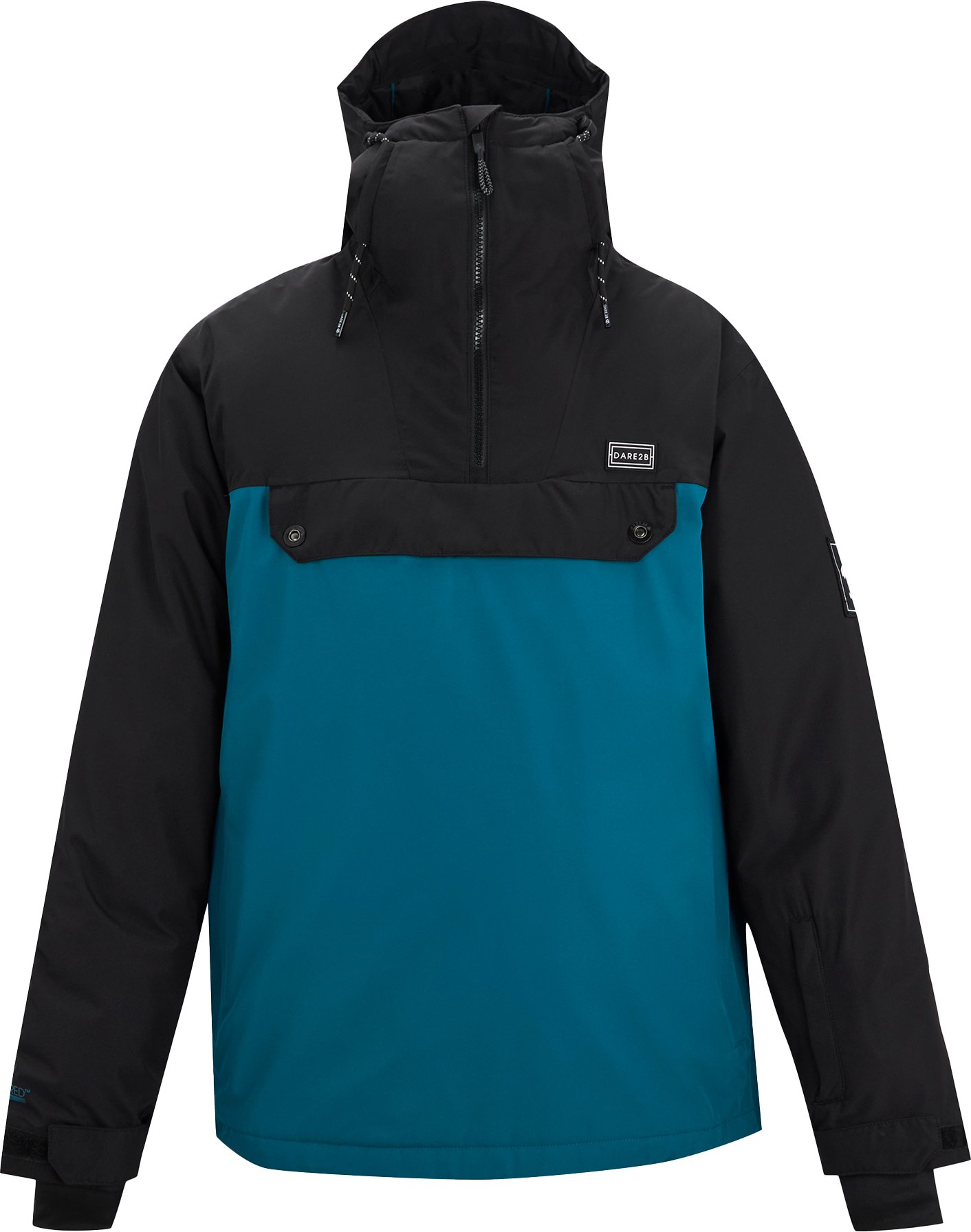 Dare 2B - "Freeride II" Skijacke für Herren, Über den Kopf (Eisvogel-Blau)