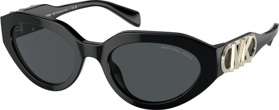 Michael Kors Schwarze Acetat-Sonnenbrille
