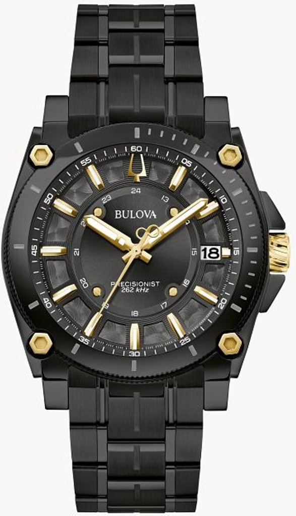Bulova Precisionist Icon Herrenuhr Schwarz 98B408