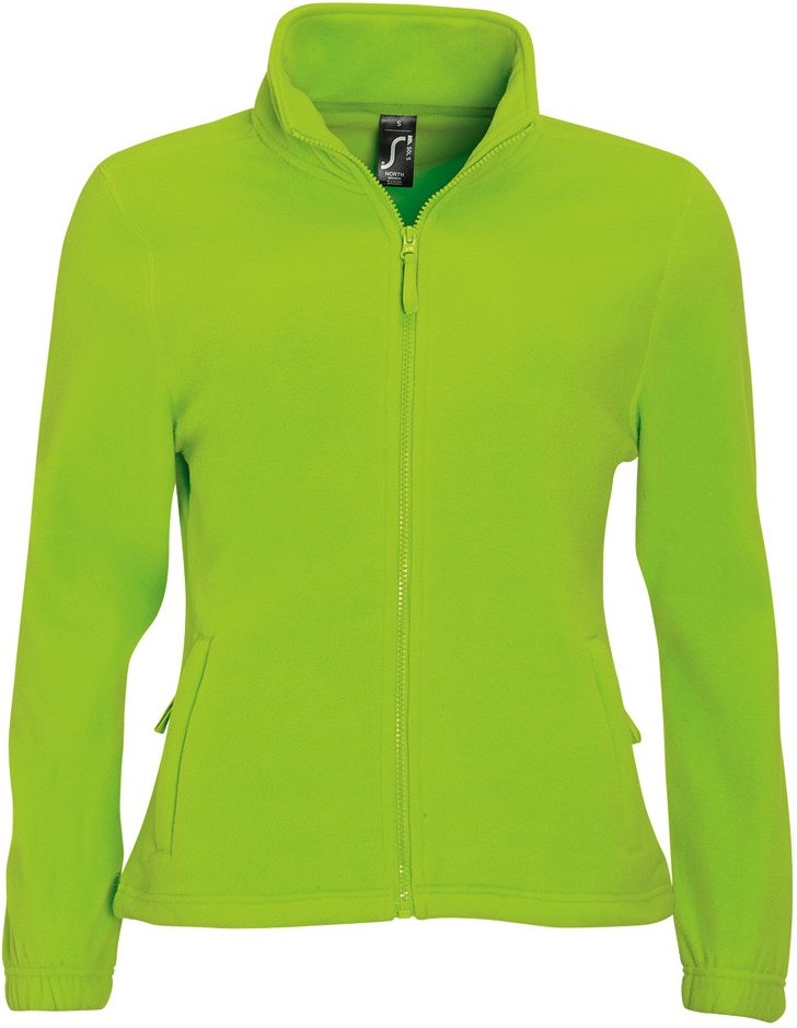 SOLS Womens/Ladies North Full Zip Fleece Jacke (Limette)