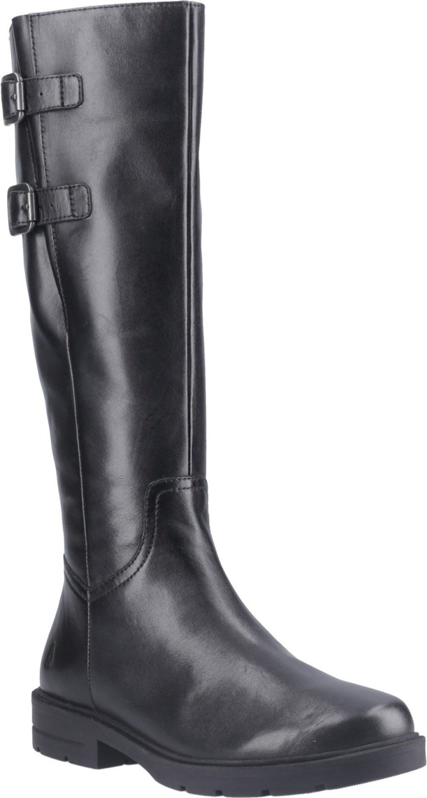 Hush Puppies Tallulah Leder Damenstiefel Schwarz