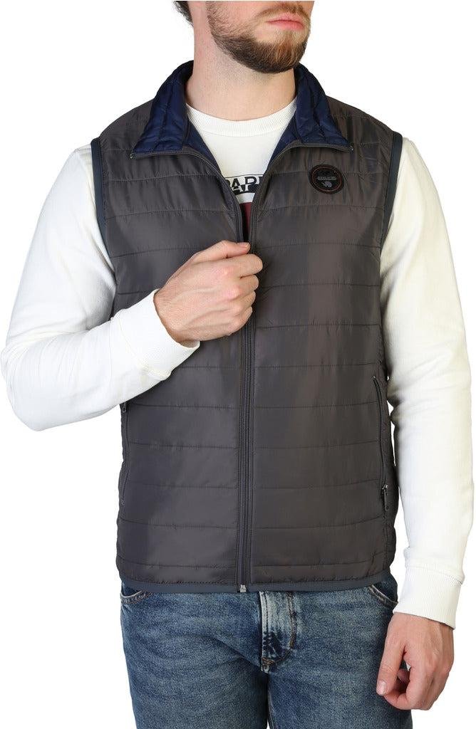 Thumbnail - Napapijri Graues Herren-Gilet
