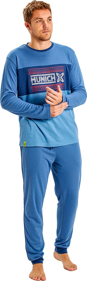 Schlafanzug mit langen Ärmeln für den Winter MUDP0252