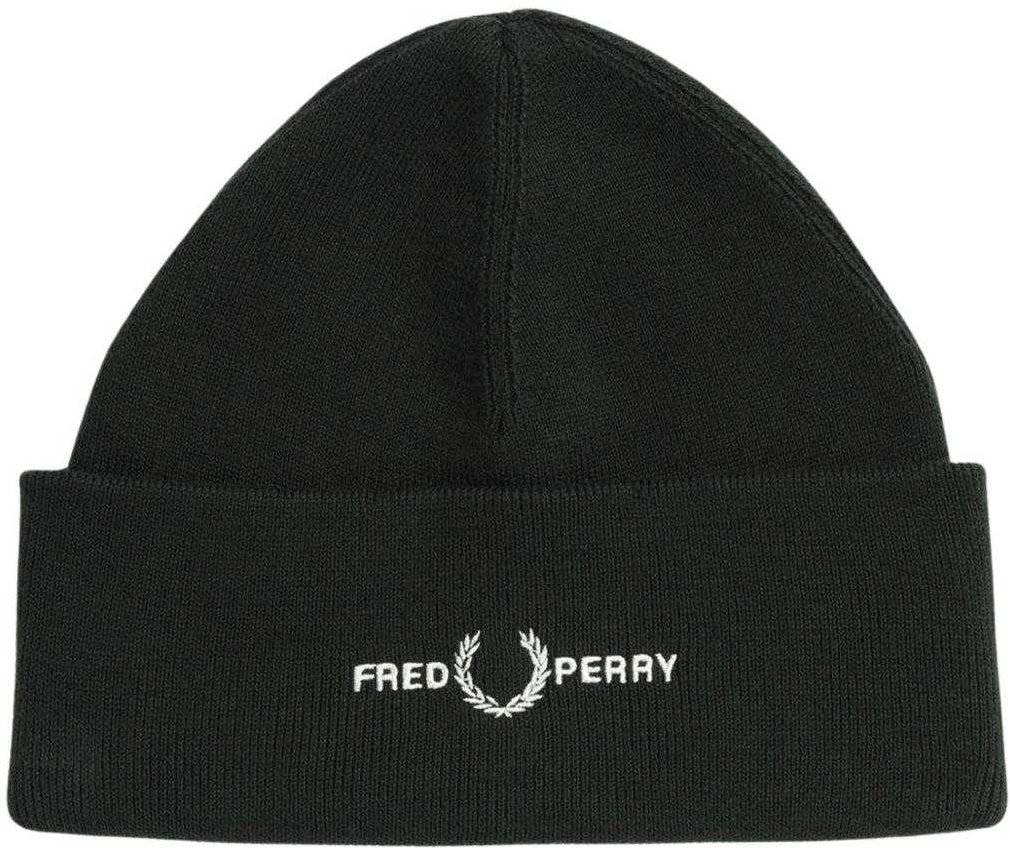 Fred Perry - Mütze für Herren/Damen Unisex, Logo (Dunkelgrün)