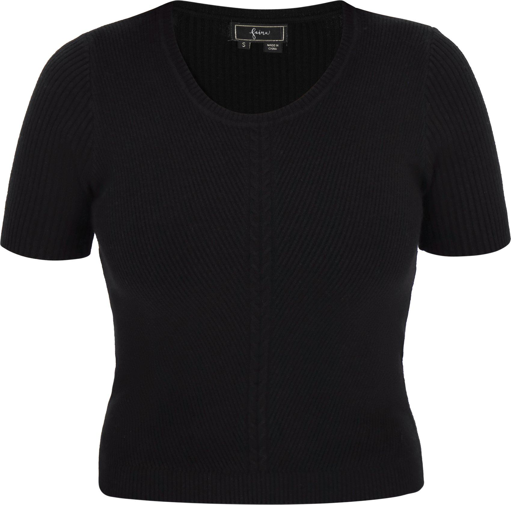 Thumbnail - Faina Pullover Frauen Schwarz