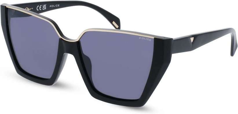 Police Schwarze Acetat Sonnenbrille