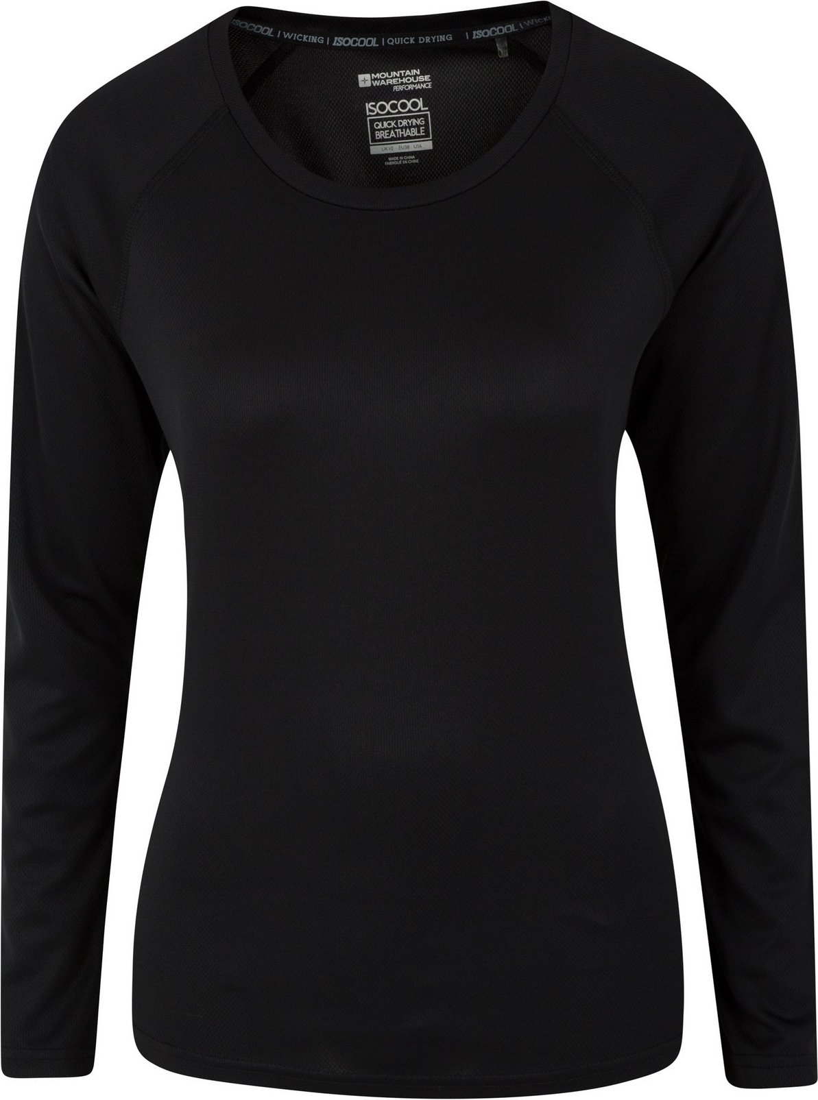 Mountain Warehouse Damen/Damen Endurance Langarm-Top (Schwarz)