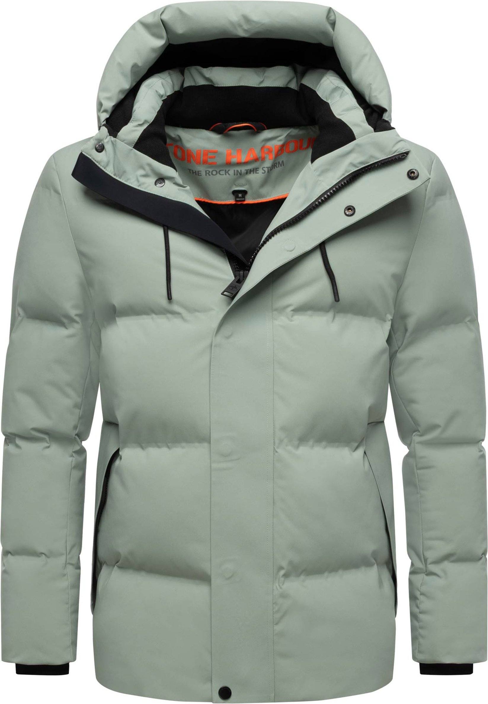 Stone Harbour Herren Winterjacke Taviaan mit Fleecekapuze & winddichtem Design