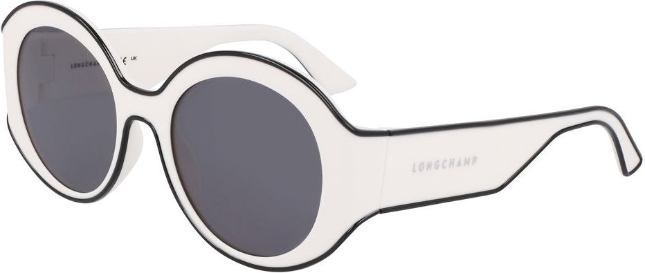 Longchamp Beige Eingegossene Sonnenbrille