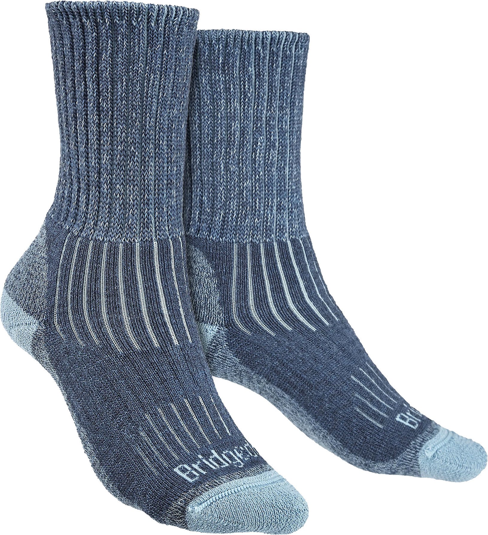 Bridgedale - Damen Wandern Midweight Merinowolle Socken - Blau
