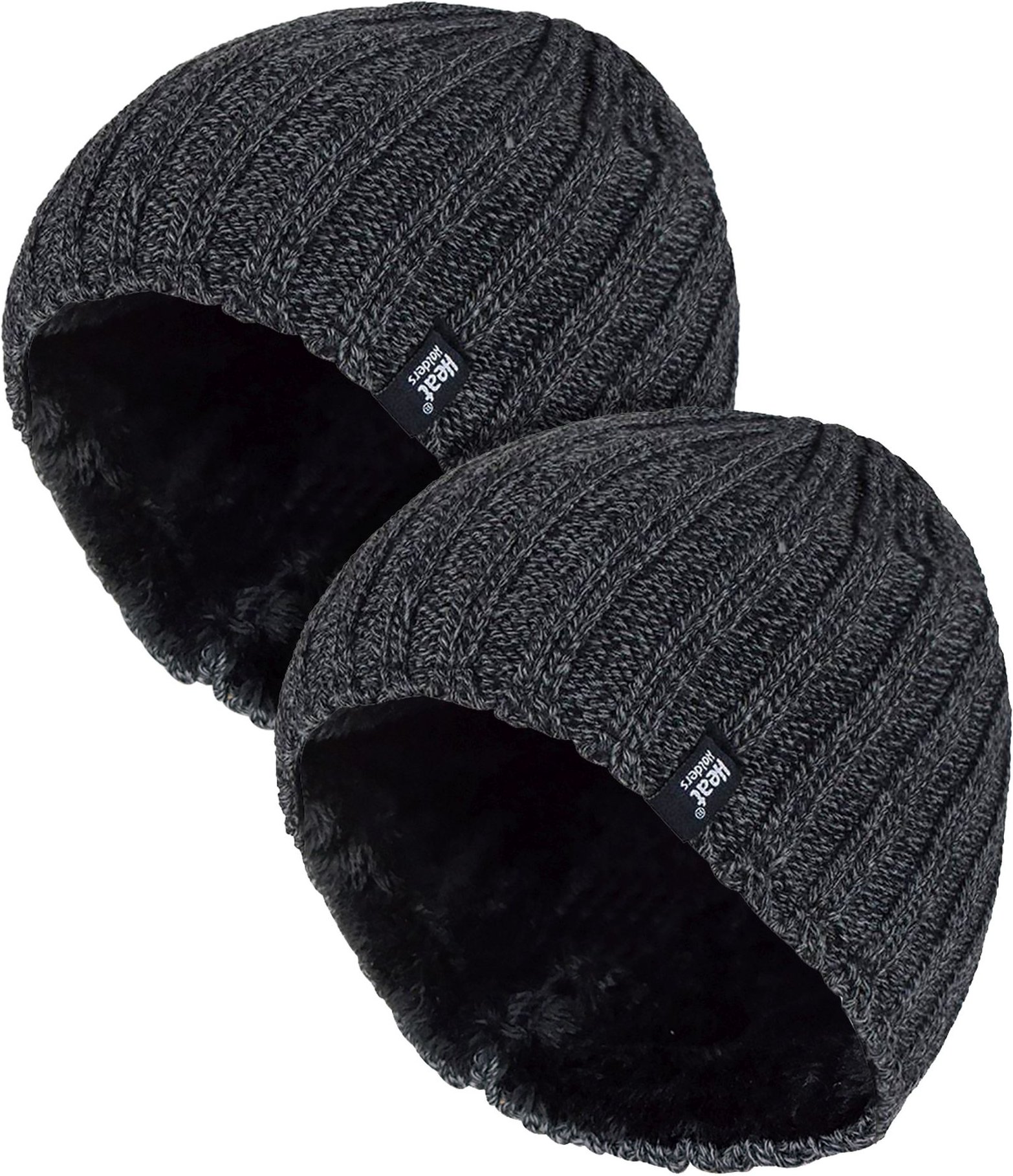 Herren Chunky Weiche Winter Rippmütze - 2er Pack