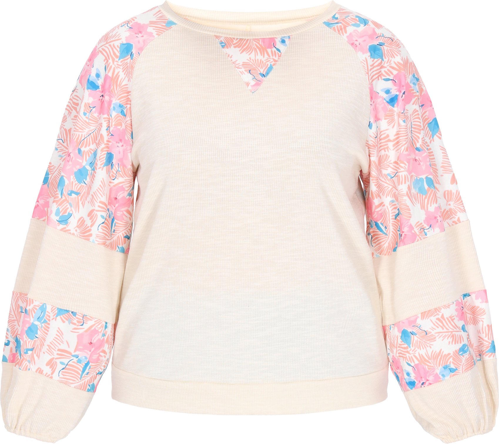 usha Bluse in großen Größen Frauen Beige