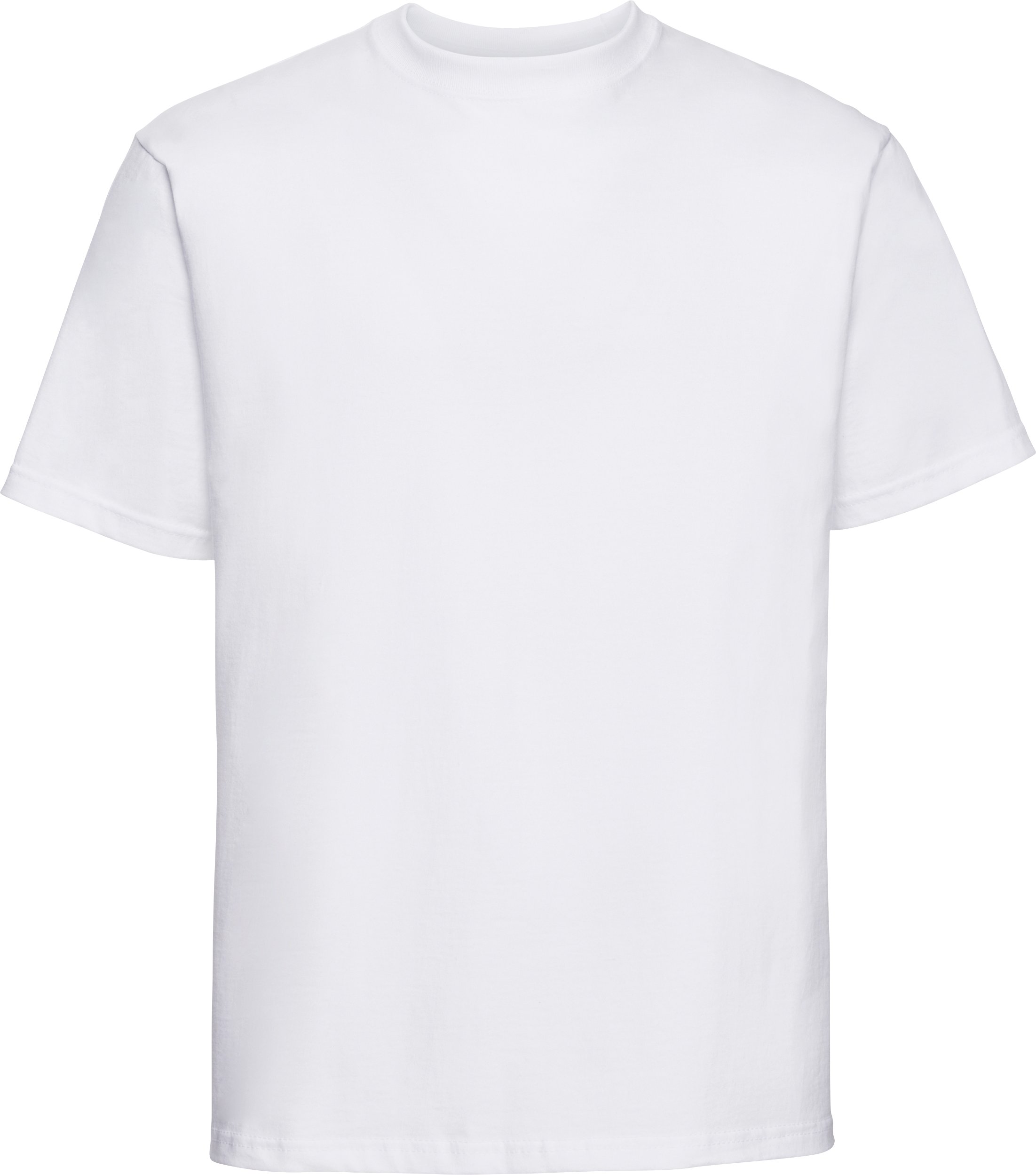 Russell Europe Mens Classic Heavyweight Ringspun Short Sleeve T-Shirt (Weiß)