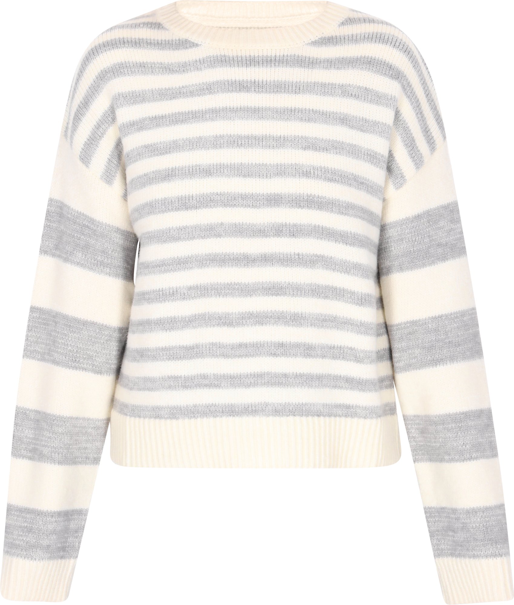 usha Pullover Frauen Grau gestreift