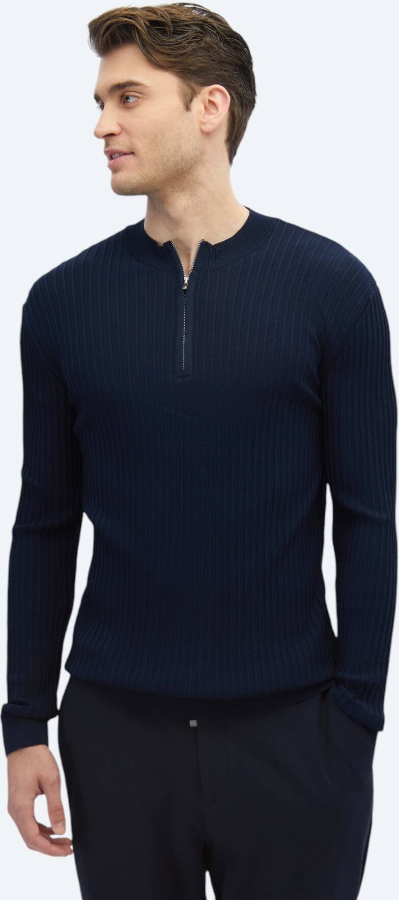 Gemusterter Strickpullover