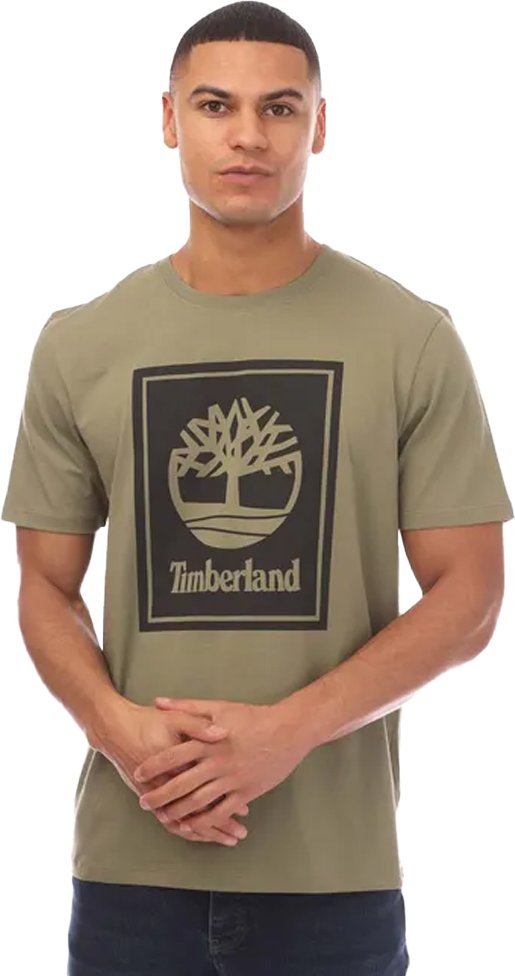 Timberland - "Stack" T-Shirt für Herren (Khakigrün)