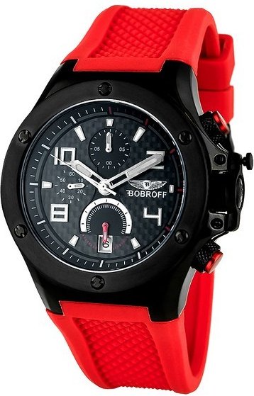 Thumbnail - Bobroff Herrenuhr Quartz Schwarz