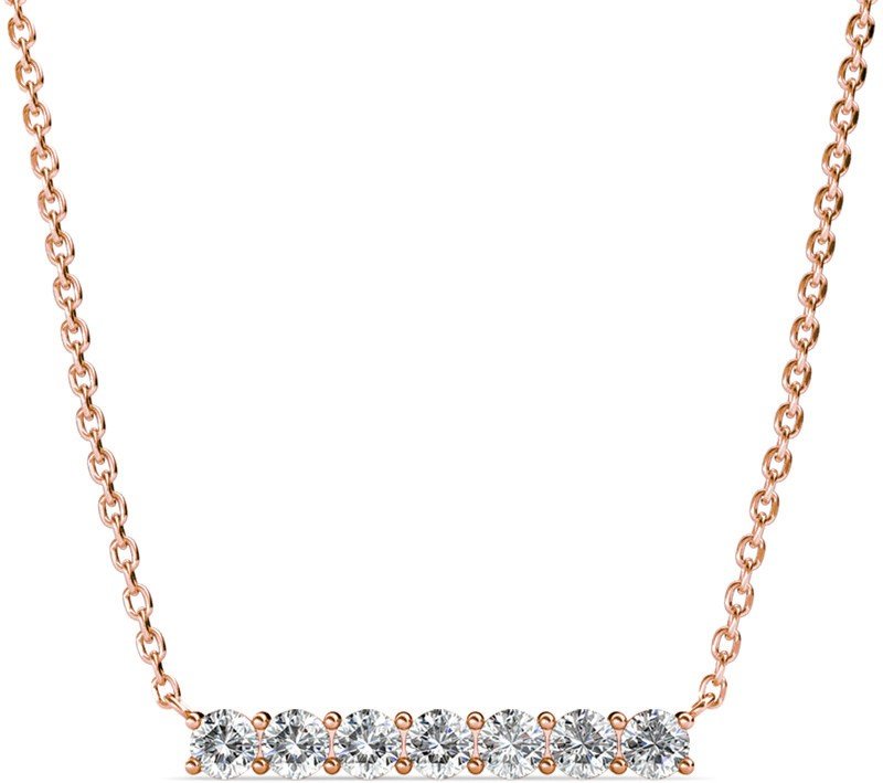 Myriad Birthe Stone Anhänger - Roségold und Kristall