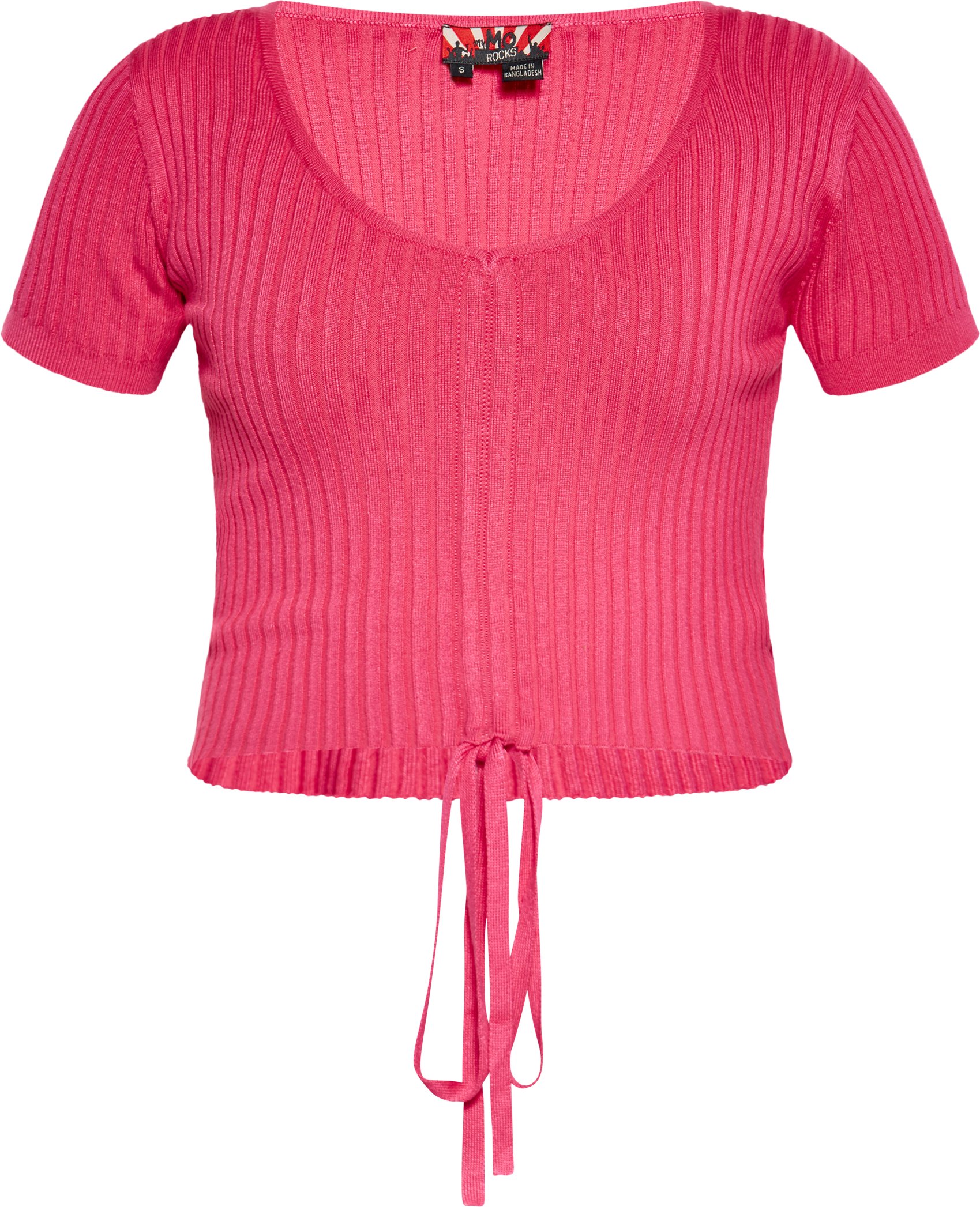 Mymo Crop-Top Damen Rosa