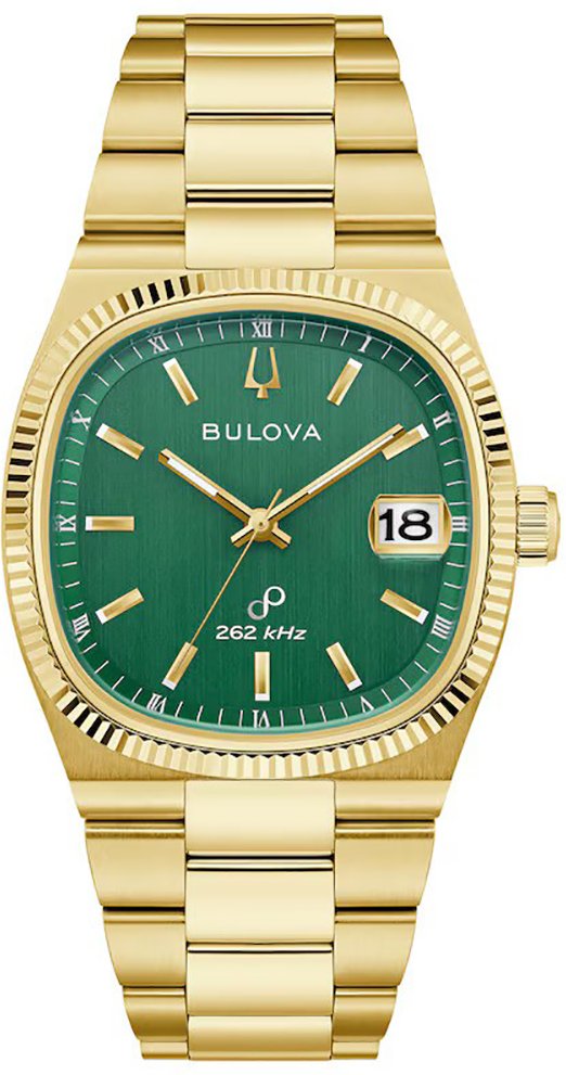 Bulova Super Seville Gold Herren Armbanduhr 97B237