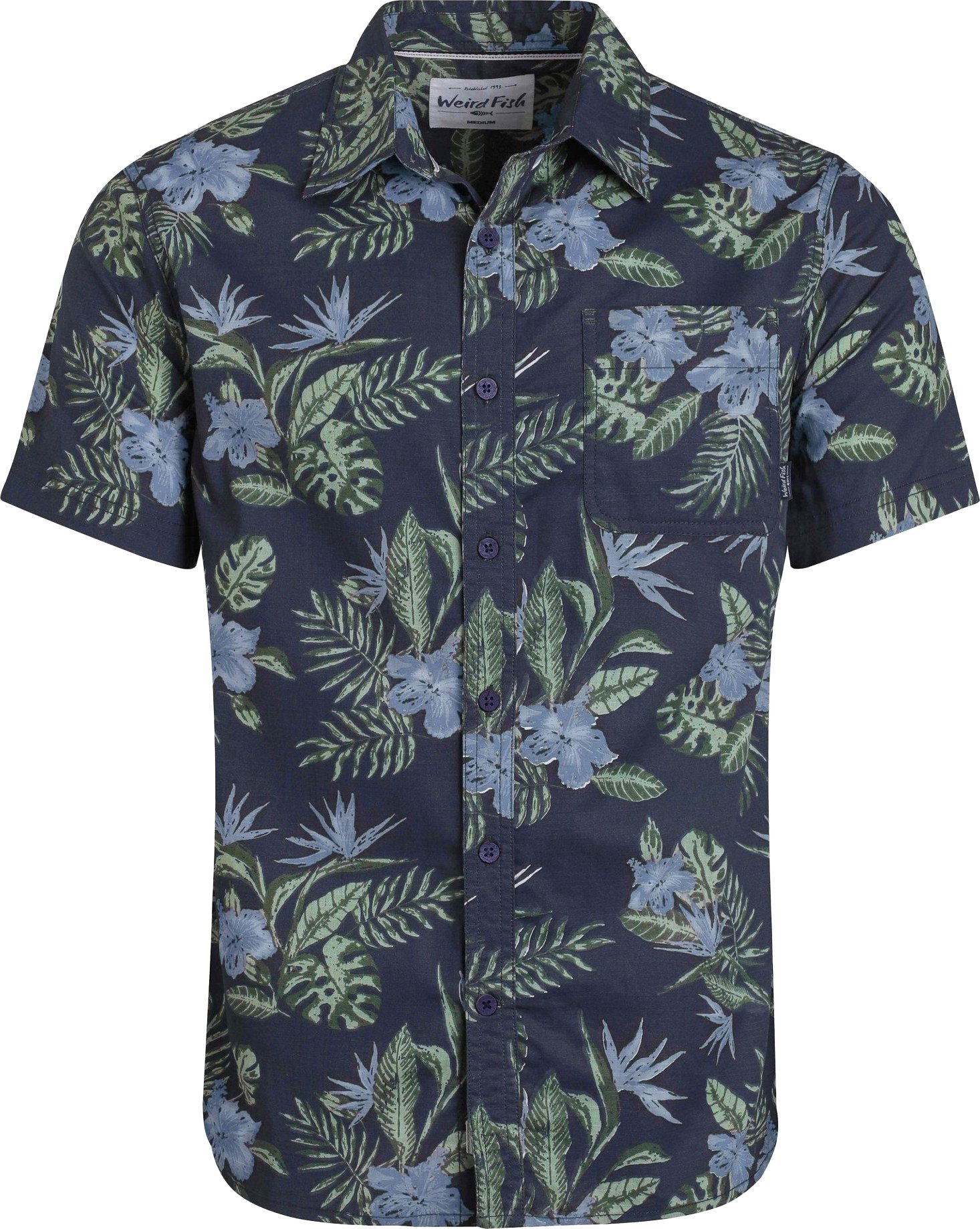 Weird Fish - "Faraway" Hemd für Herren (Marineblau)