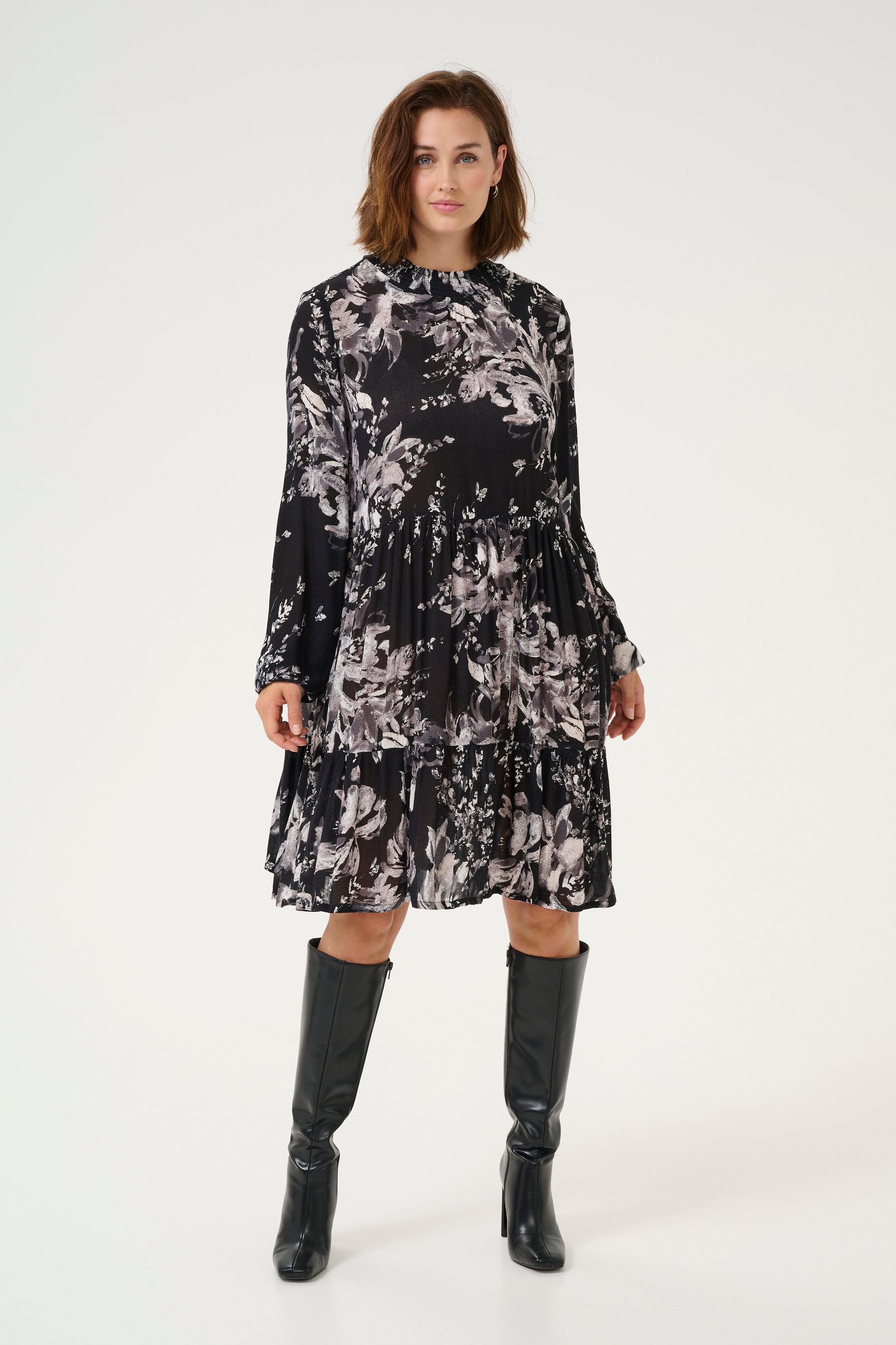 Thumbnail - Kleid Loose fit black multi