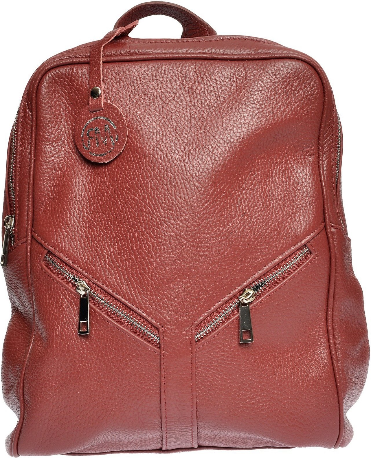 Roberta M Rote & Violette Lederhandtasche