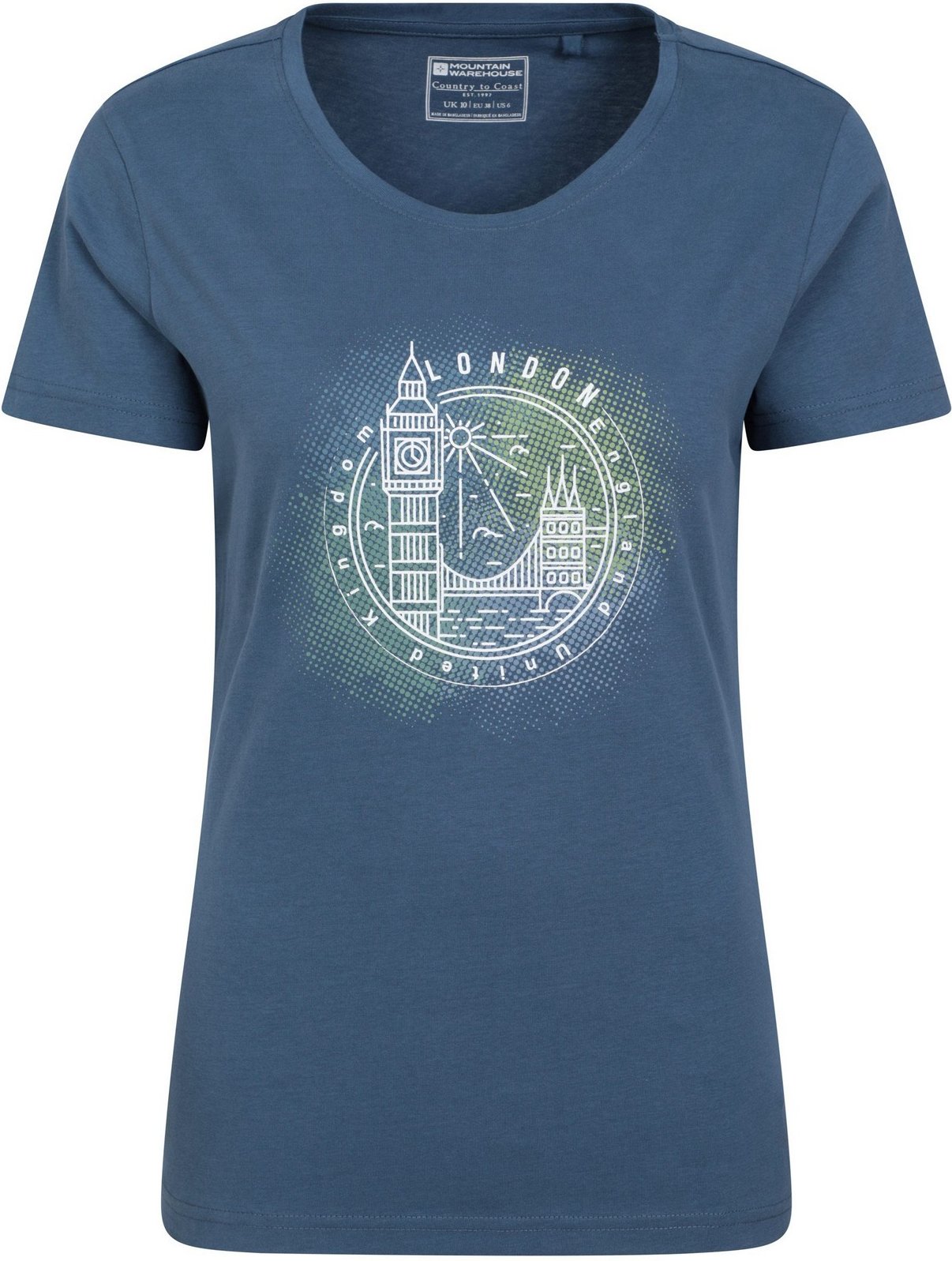 Mountain Warehouse - "London" T-Shirt für Damen kurzärmlig (Marine)