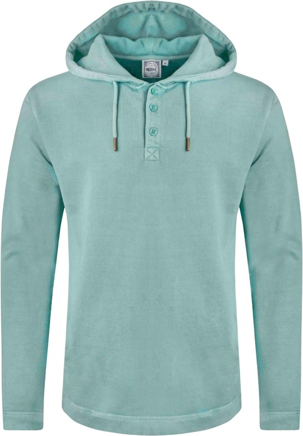 Thumbnail - Weird Fish - "Woodside" Kapuzenpullover Sonne Verblasst für Herren (Graublau)