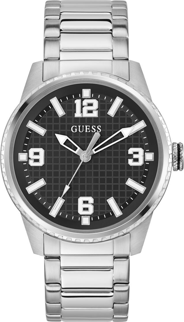 Guess Varsity G Silber Herren Armbanduhr GW0889G1