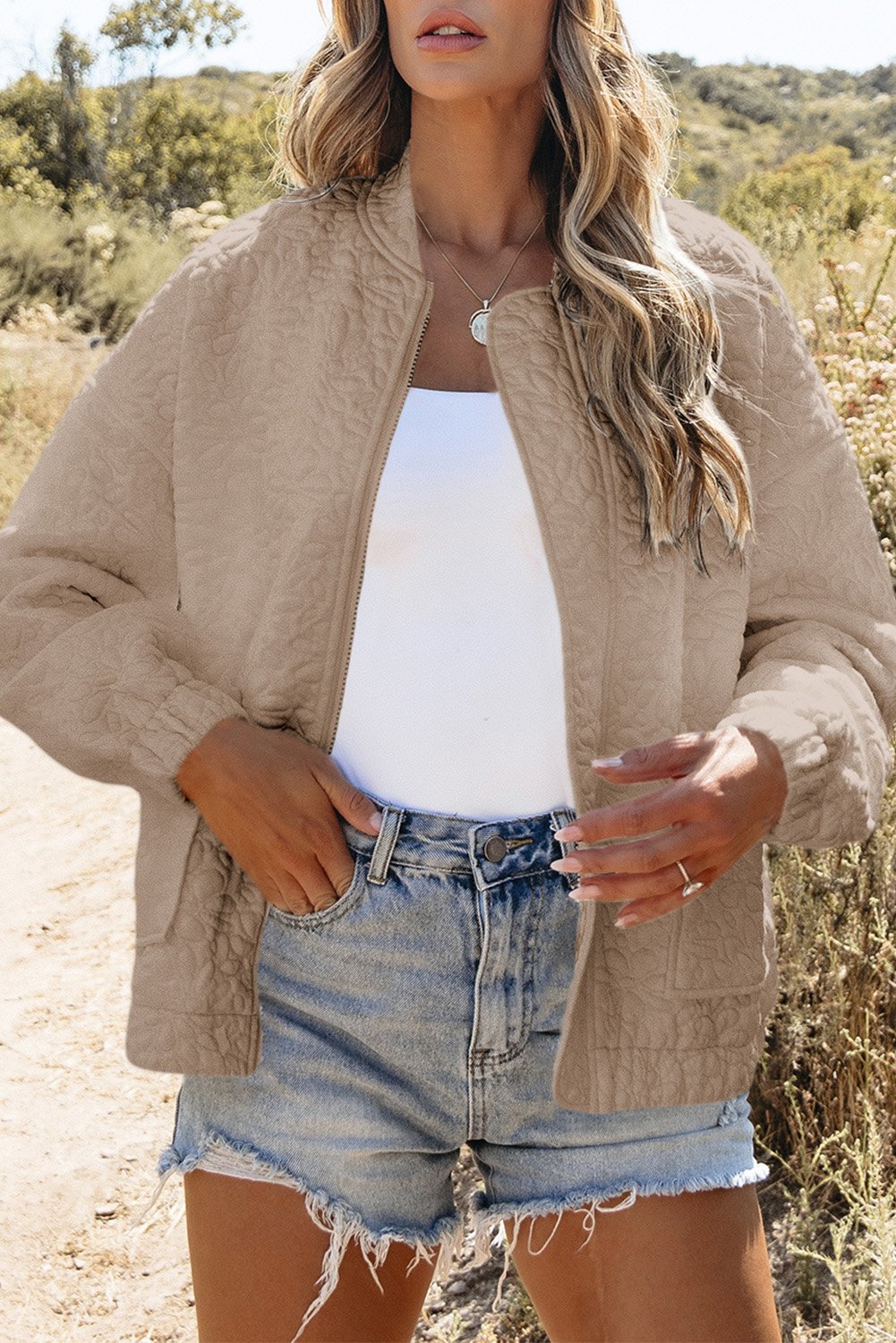 Gepolsterte Bomberjacke