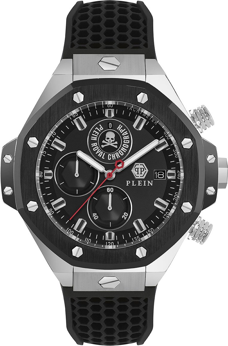 Philipp Plein Plein Chrono Royal Schwarz Herren Armbanduhr PWLFA0225