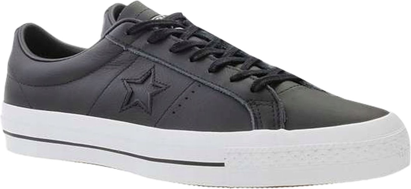 Konverse einen Stern Ox Mens Black Trainer