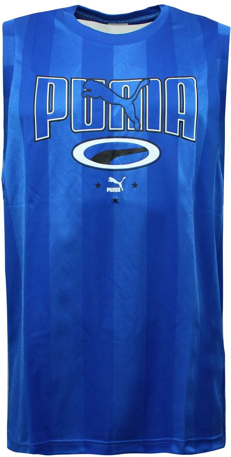PUMA 90S Retro Tanktop Casual Graphic Weste Blau - Herren - Herren
