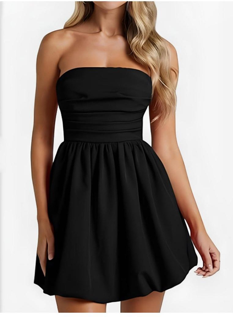 Thumbnail - Damen Raffung Tube Mini Kleid