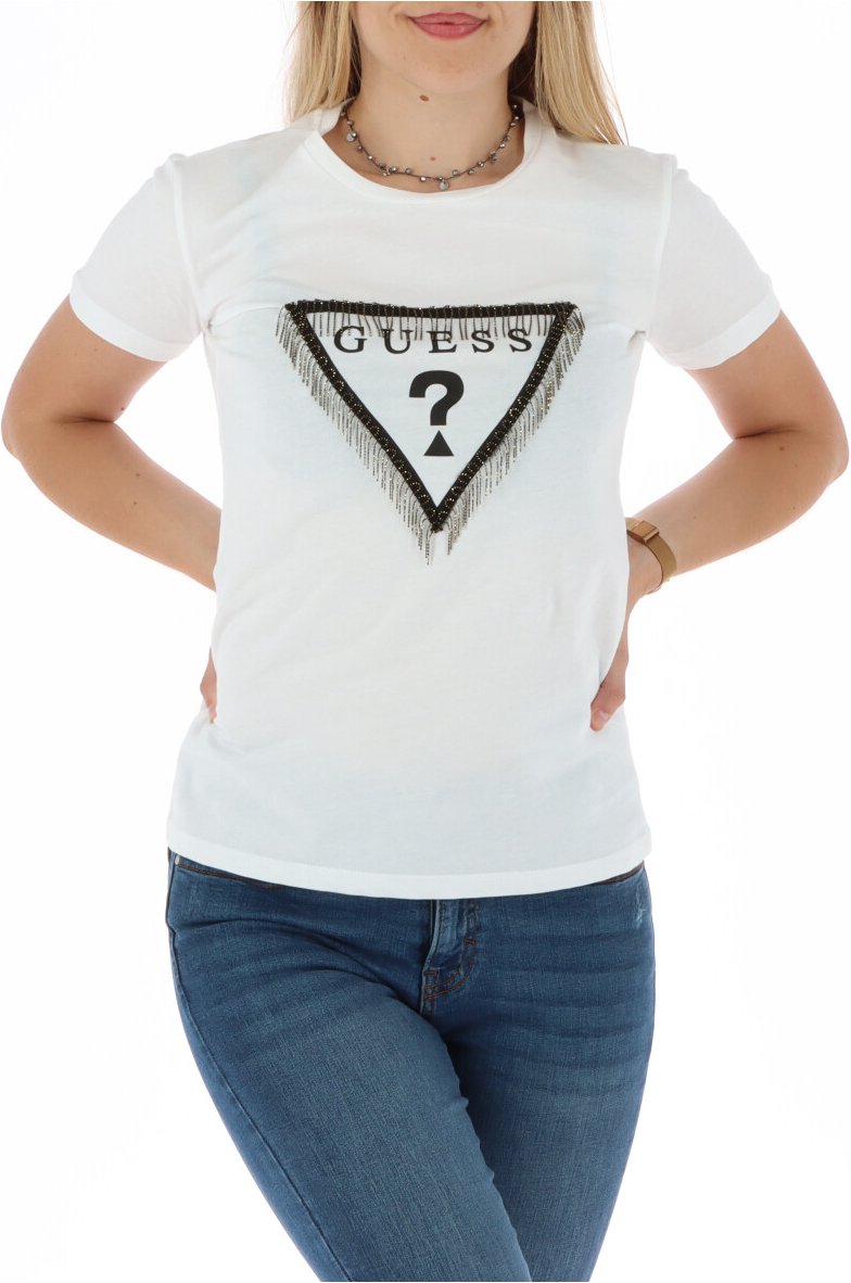Guess Damen Weißes T-Shirt