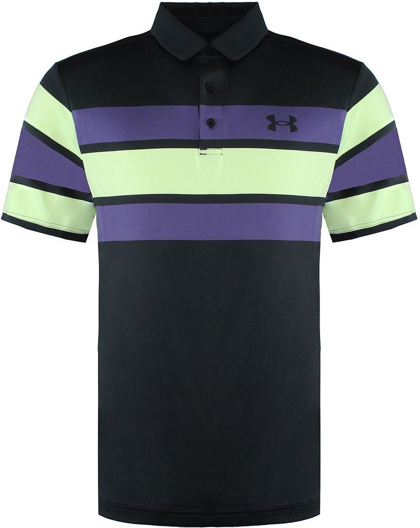 Under Armour Callared Black/Purple Herren Playoff Polo -Hemd 1327037 041